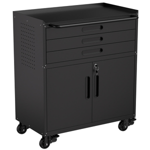 Chariot à outils robuste en fer avec tiroirs, armoire de rangement personnalisable, antirouille, chariot mobile pour réparation automobile, OEM - Product Image 5