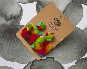 Pendientes de Resina Modernos, Ligeros, Diseño Moderno, Perfectos para Atuendos Casuales, Fiestas y Estilo Vanguardista - Product Image 4