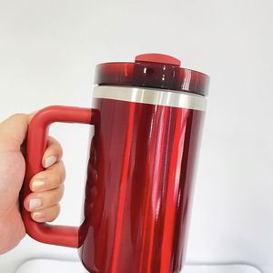 Lot de 20 gobelets isothermes en acier inoxydable de 40 oz avec logo personnalisé, aspect métallique, pour Noël, les fêtes, les cadeaux pour les familles, les amoureux, les amis - Product Image 4