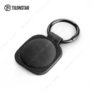 TILONSTAR TA100 OEM/ODM Material de cuero de alta calidad adecuado localizador rastreador soporte funda protectora para Airtag Case - Product Image 3