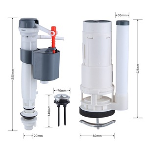 ABS nhà vệ sinh bể nước phụ kiện với tiết kiệm nước xả Thiết bị bể nước đầu vào cao cấp Tank đòn bẩy - Product Image 3