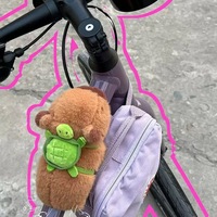 Nouveau Style personnalisé tortue sac à dos Capybara jouets en peluche enfants amical Pop Pop cercle Animal en peluche Slap Bracelets pour enfants