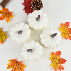 Citrouilles artificielles en mousse pour les décorations d'automne, de Thanksgiving, d'Halloween et de Noël - Respectueuses de l'environnement - Product Image 4