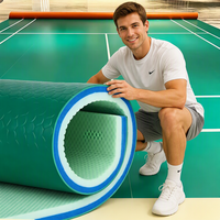Revêtement de sol en PVC HANLI 4,5 mm à texture gemme, tapis de sport élastique antidérapant pour stade intérieur, échantillon gratuit, faible MOQ, certifié CE