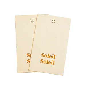 Etiquetas de papel personalizadas para pendurar roupas, etiquetas de preço para roupas, etiquetas para pendurar roupas