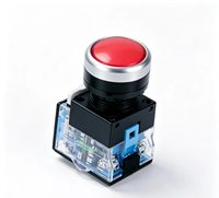 Interrupteur à bouton-poussoir de 22 mm LA38-11GN Momentané 1NO1NC IP65 10A 660V à bornes à vis PC+Nylon PA66 pour panneau industriel ZYINTAI CE