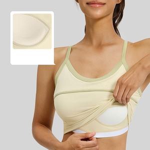 Top Deportivo de Yoga para Mujer, Diseño de Línea Nueva, con Sujetador Deportivo Integrado, a Prueba de Impactos, con Detalles de Línea - Product Image 6