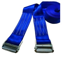 Vente en gros sangle d'arrimage à cliquet rétractable haute sécurité pour camions, ceinture d'arrimage en polyester durable