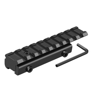 Base Adaptadora Compacta de 100 mm de Altura, Conversor de Ancho Estrecho a Ancho, Placa de Montaje de Aleación de Aluminio para Uso en Exteriores, Directo de Fábrica - Product Image 1