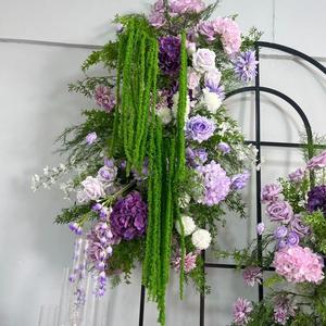 Nouvelle série Monet 2026 : Ensemble floral violet pour arche de mariage, décoration de scène, fleurs artificielles - Product Image 5