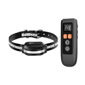 Wiederauf lad bares wasserdichtes Fern trainings gerät Elektronisches Halsband für das Hunde training Vibrierende Elektro schock pieps für alle Hunde - Product Image 1