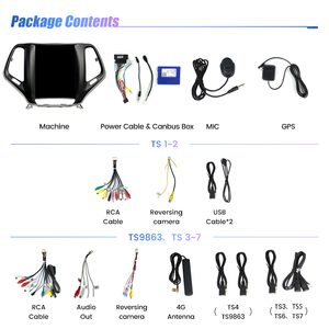 NaviFly Shenzhen car audio para Jeep <span class=keywords><strong>Cherokee</strong></span> 2013-2018 <span class=keywords><strong>coche</strong></span> sistema de cámara de 360 grados pantalla Android - Product Image 6