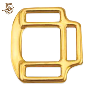 实心黄铜马笼头调节扣可定制包装带调节扣袋 - Product Image 3