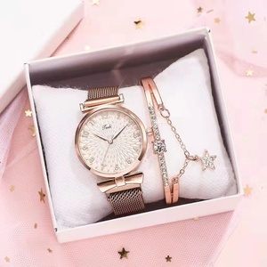 Womens <strong>Watch</strong> Gifts <strong>Set</strong> Bracelet <strong>Rose</strong> <strong>Gold</strong> for Lady Female Minimalist Simple Slim Thin Casual Dress Analog Quartz Wrist <strong>Watches</strong> - Product Image 4