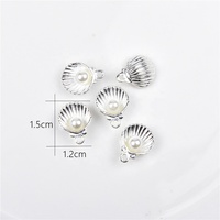 Coloré émail perle coquille pendentif résultats de bijoux bricolage boucles d'oreilles collier Bracelet alliage breloques