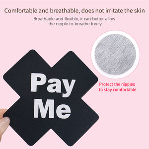 Boob Covers Lieferant Schönheit Brust Blüten blätter Sexy Black Boobs Nippel Abdeckung Satin Frau Nippel Pasteten Sexy <span class=keywords><strong>Custom</strong></span> - Product Image 2