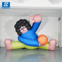 Mascotte gonflable personnalisée de fille mascotte de dessin animé décoration publicitaire sculpture de mascotte gonflable mascotte de dessin animé personnalisée