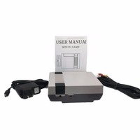 Console de jeu NES620 à prix d'usine pour deux joueurs multijoueurs sur TV avec projection d'écran de console FC (rouge et blanc)