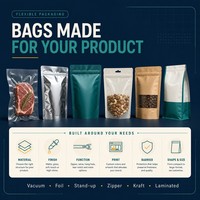 Sacs d'emballage alimentaire en plastique thermoscellables, sacs sous vide en aluminium haute barrière, sacs alimentaires photophobes