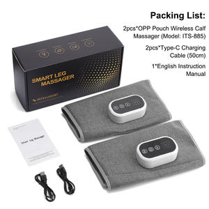 Masajeador de Pies y Pantorrillas Inalámbrico Recargable con Compresión Caliente, Presión de Aire y Terapia de Calor - Product Image 3