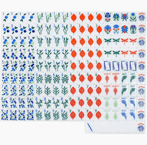 160PCS Set Mahjong Akrilik Amerika Portabel Permainan Meja dengan Tas Pembawa Rak Klasik untuk 4 Pemain Hiburan untuk Dewasa - Product Image 6