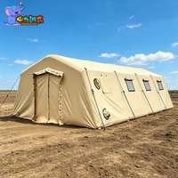 Carpa Médica de Emergencia Inflable Comercial, Modular, de PVC Impermeable, de Instalación Rápida, para Ayuda en Desastres, OEM ODM