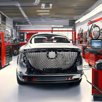 Mazda 3 Axela 2014-2016 ABS plastique diamant conception pare-chocs avant grille nouvel état voiture Auto carrosserie Parts-BKC3-50-710