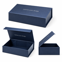 Boîte cadeau magnétique pliable personnalisée, boîte d'emballage en papier rigide pliable de luxe avec logo personnalisé pour vêtements, lingerie et cadeaux