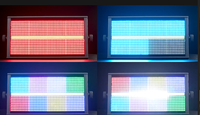 LED 1000W RGB DMX 8+8 Lumière Stroboscopique DJ pour Scène, Boîte de Nuit, Discothèque, Événement - Vente en Gros pour Éclairages de Scène