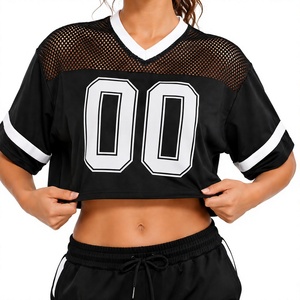 Maillot de football américain sur mesure pour femme, respirant, 100 % polyester, grande taille, maillot de sport en mesh pour femme - Product Image 1