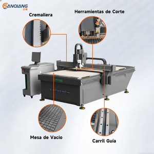 Routeur CNC pour la découpe et le gravure de bois, plastique et aluminium avec lames interchangeables V, coupe moyenne, fendue et rotative - Product Image 5
