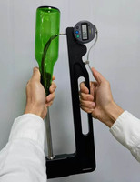 Nade Jauge d'épaisseur de paroi de bouteille en verre portable BTG-D plage de test 0-10mm testeur d'épaisseur de laboratoire pour les tests d'équipement