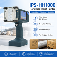 Imprimante jet d'encre portable IPS-HH1000 pour codage de cartons, machine d'impression à grands caractères, machine de marquage de date, numéro de lot et logo
