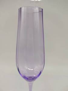 <span class=keywords><strong>Flûte</strong></span> à vin en verre sans plomb de 210 ml avec design moderne, couleur et logo personnalisables - Verres de qualité supérieure pour occasions spéciales - Product Image 2