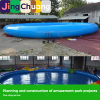 Piscine gonflable d'extérieur épaissie pour enfants, grand parc aquatique mobile, modèle gonflable commercial