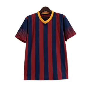 Wholesale thailand quality barcel retro vintage jersey soccer custom messi retro t shirt