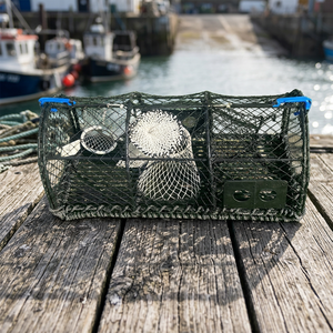 Nasse de pêche flexible en filet pour l'aquaculture, idéale pour l'élevage de crabes en étang, lac et usage commercial - Product Image 4