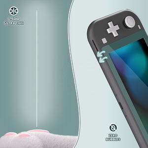 <span class=keywords><strong>Hunter</strong></span> Green Border Transparent HD Clear Saver Film protecteur d'écran en verre trempé pour Console Nintendo <span class=keywords><strong>Switch</strong></span> Lite - Product Image 6