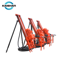 Perceuse à roche portable Kaishan KQD70, équipement de forage DTH, moteur, diamètre de forage 60-80 mm, mobile, entièrement pneumatique, puissance 3 kW, garantie 1 an