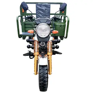 Heißer Verkauf Großhandels preis 200cc wind gekühltes Benzin Benzin Motorrad dreirädrige motorisierte Dreirad ladung