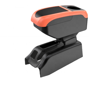 Voiture allemande, multi-couleurs, Double couche coulissant 6 USB, nouveau design en fibre de carbone pu cuir accoudoir de voiture, boîte de console pour <span class=keywords><strong>VW</strong></span> Golf 4/MK 4 - Product Image 1