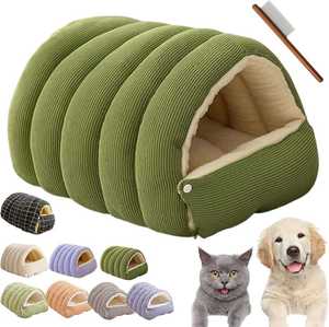 Cama Cálida y Acogedora para Mascotas, Tipo Cueva, de Felpa, Linda y Segura, con Calefacción para Todas las Estaciones, para Gatos, Perros y Animales Pequeños - Product Image 5