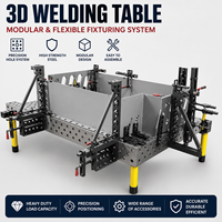 Nouvelle table de soudage modulaire industrielle, poste de travail de soudage 3D, système de fixation par serrage, acier Q355, aucune électricité requise pour l'acier