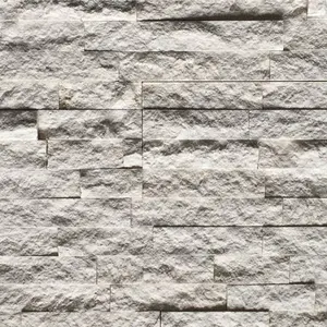 Natural White Marble Cultured Stone Tile Texture Brick Wall