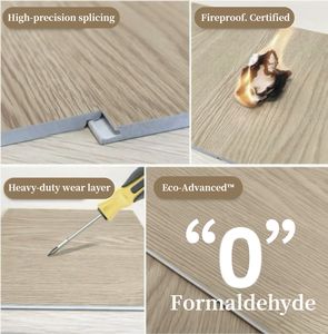 <span class=keywords><strong>Planche</strong></span> SPC résistante aux UV et anti-décoloration pour véranda et balcon - Product Image 2