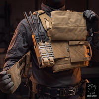 Panneau latéral tactique Ghost Action Molle auto-agrippant marron coyote pour gilet JPC2.0 FERRO