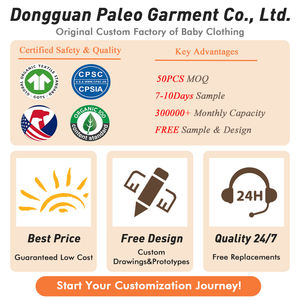 Pinuotu Oem Sweater rumbai bayi, Romper hangat katun rajut polos pakaian nyaman musim dingin 2 potong - Product Image 3