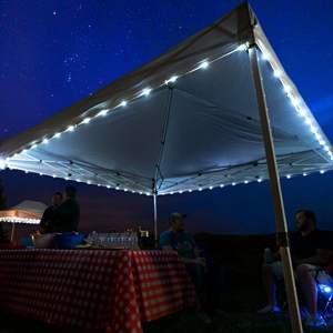 Guirnalda de Luces LED Blancas para Exteriores DB de 40 Pies para Carpas, Funciona con Batería, Cortable a Medida - Product Image 5