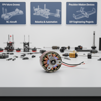 Moteur à courant continu sans balais 1503 1503A à bas prix pour drones moteur de ventilateur électrique avec aimant permanent 3.7V moteur sans balais à bas prix