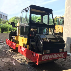 Rouleau à pneus à double tambour d'occasion DYNAPAC CC211 avec moteur hybride et performances de stabilité élevées, en vente chaude - Product Image 4